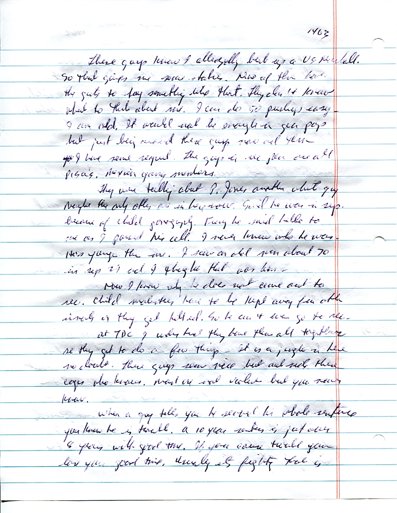 Dr John WorldPeace 2008 Prison Journal